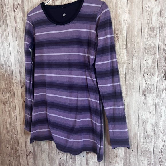 Lululemon Every Yogi Striped Reversible Long-Sleeve Tee - Picture 2 of 8